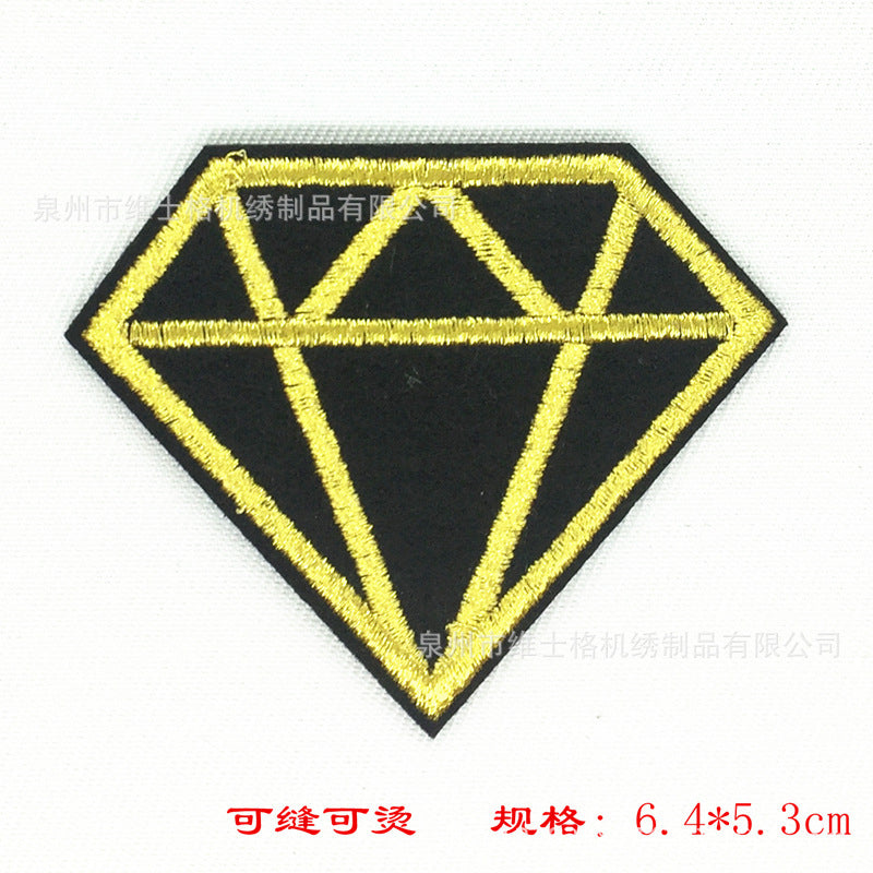 Wholesale Chic Embroidered Patches 30 Pcs Assorted Themes Cloth Appliques For Clothing Bag Resale