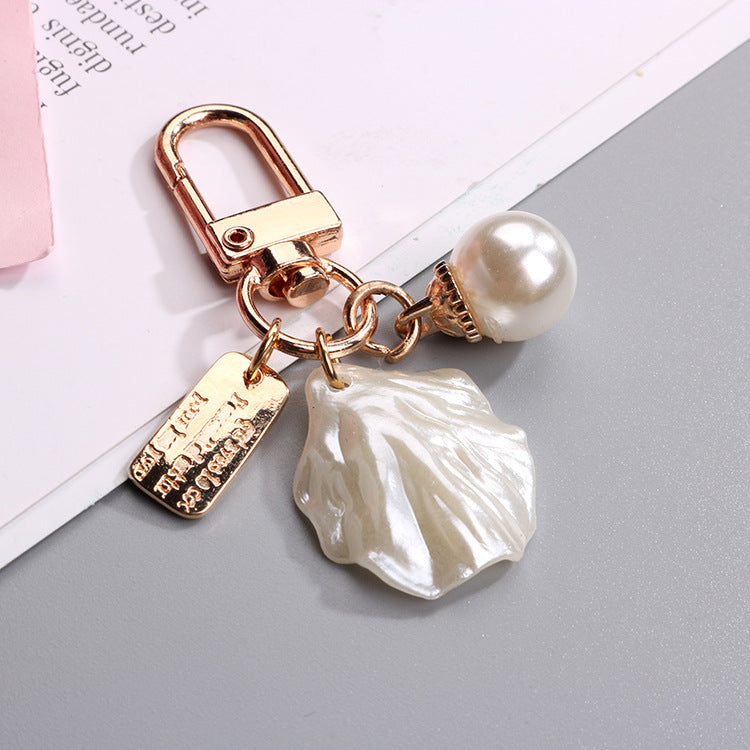 Wholesale Metal Heart Shell Keychain