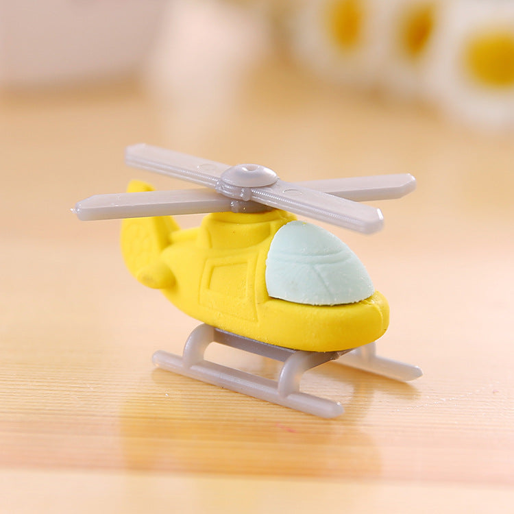Wholesale Cartoon Helicopter TPR Eraser