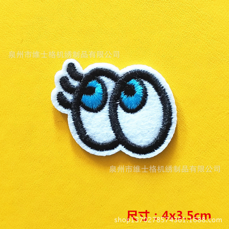 Wholesale Chic Embroidered Patches 30 Pcs Assorted Themes Cloth Appliques For Clothing Bag Resale
