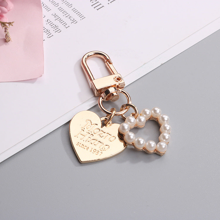 Wholesale Metal Heart Shell Keychain