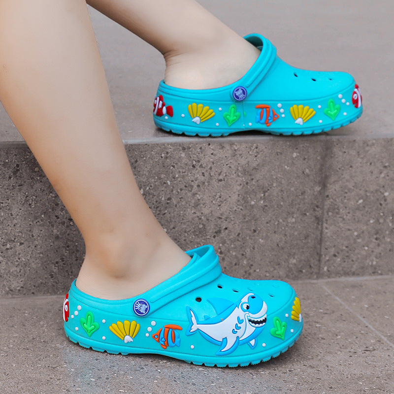 Wholesale of EVA Perforated Shoes for Children's Outdoor Wear