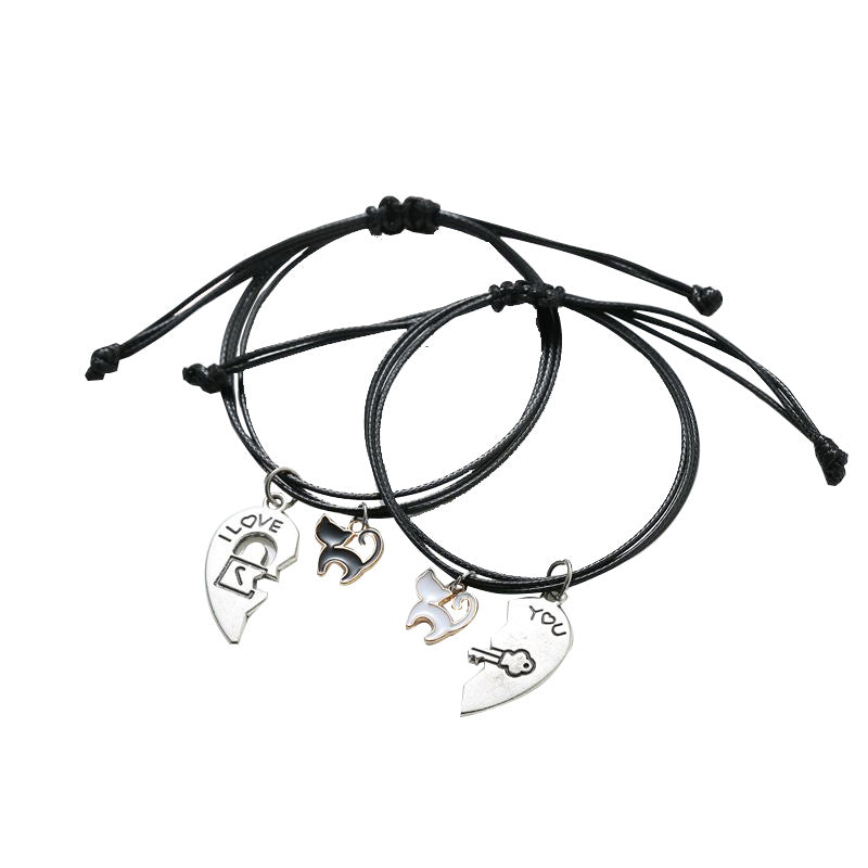 Wholesale Five Pointed Star Braided Bracelet