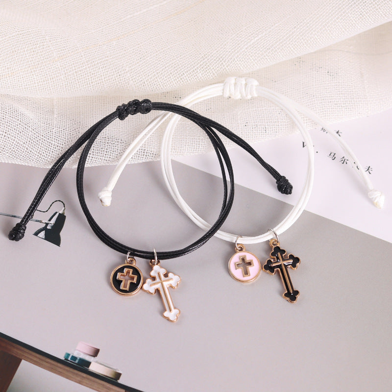 Wholesale Five Pointed Star Braided Bracelet