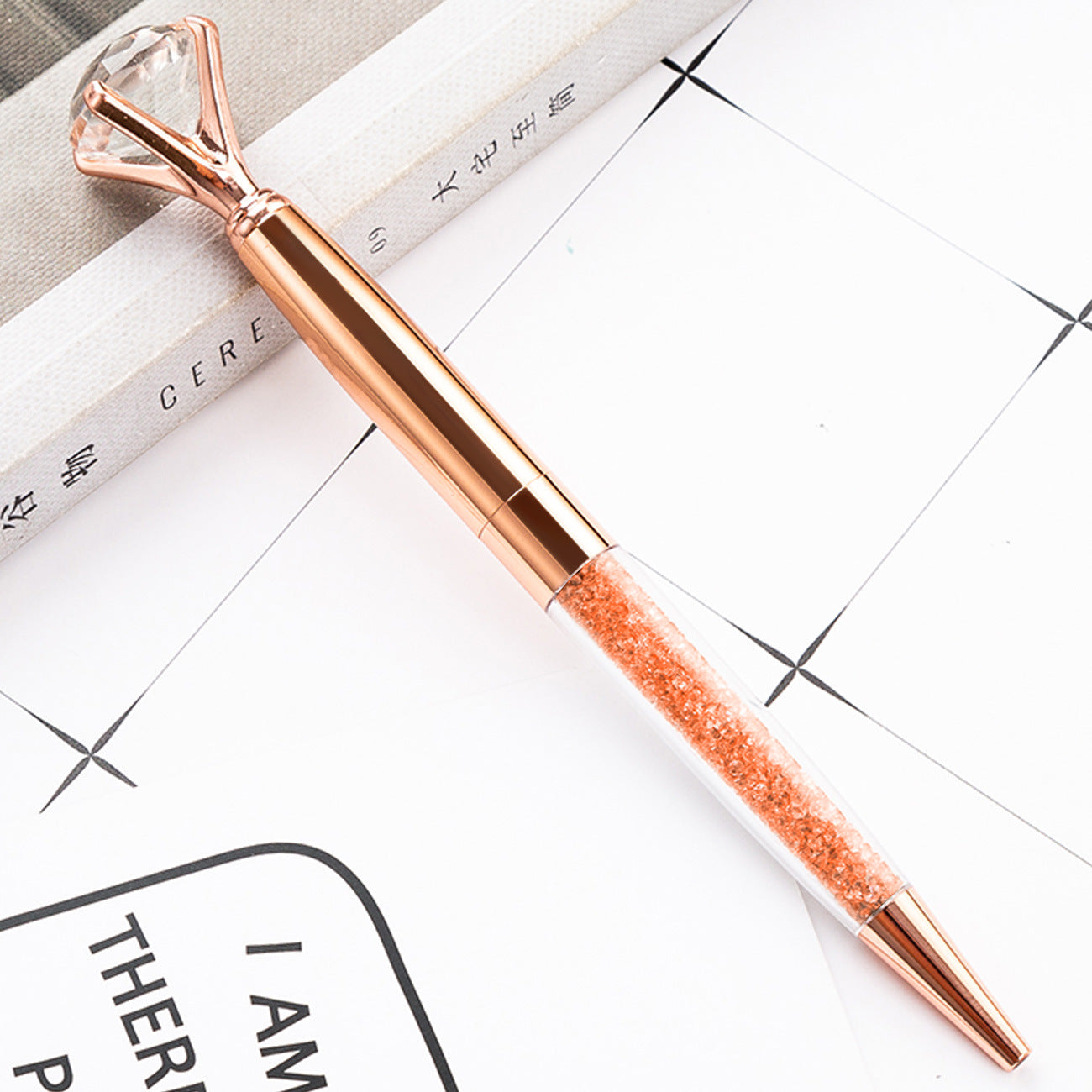 Whoelsale Pens Metal Large Diamond Pen Fashion Crystal Pen