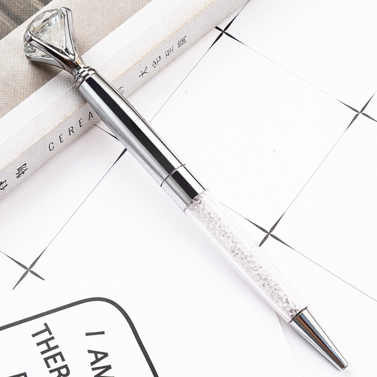 Whoelsale Pens Metal Large Diamond Pen Fashion Crystal Pen