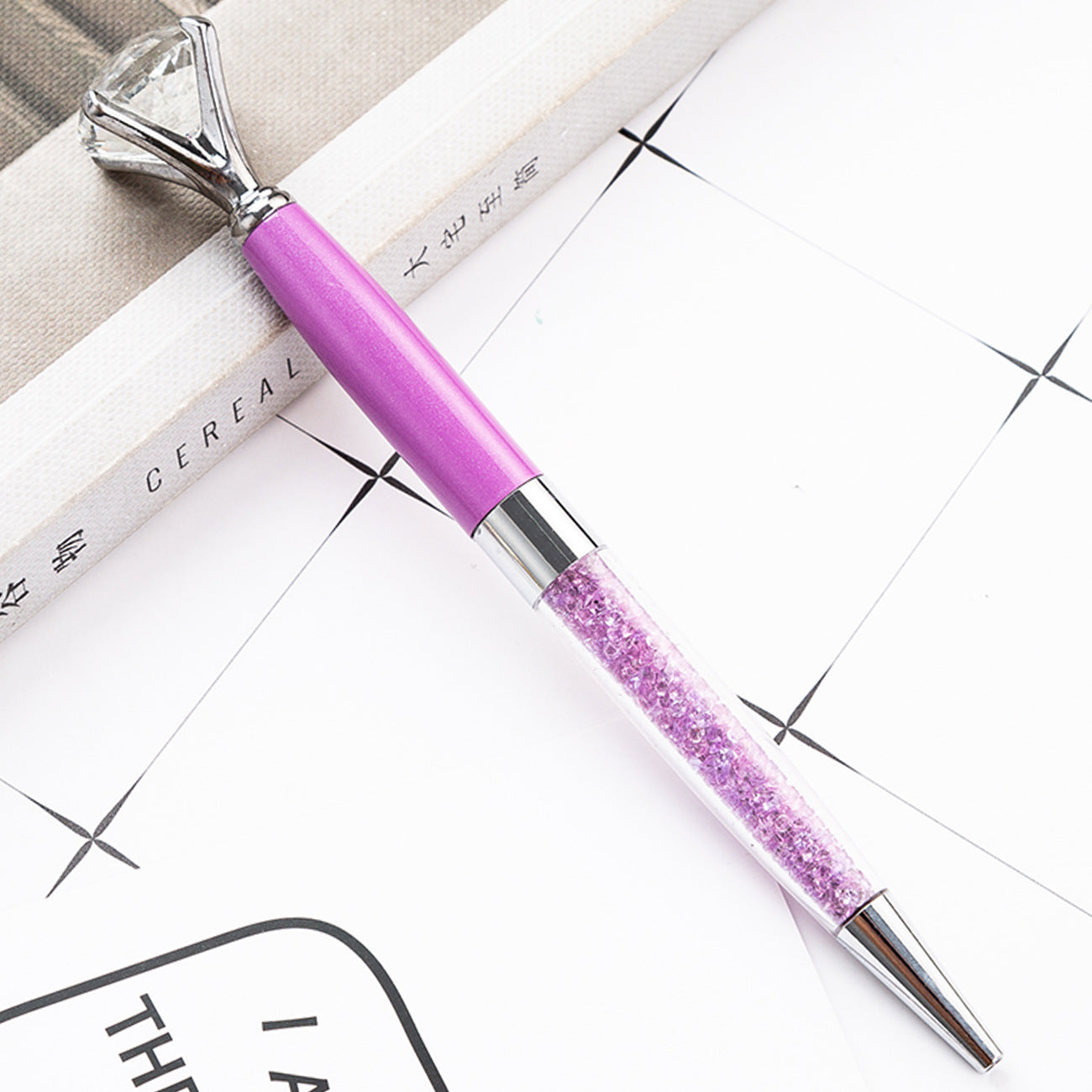 Whoelsale Pens Metal Large Diamond Pen Fashion Crystal Pen