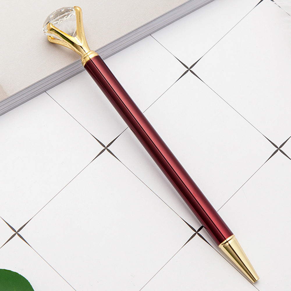 Whoelsale Pens Metal Diamond Pen Fashionable Office Stationery