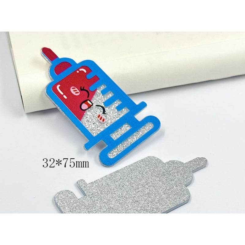 Wholesale 10pcs Acrylic Loose Powder Cartoon Handmade Diy Material Accessories