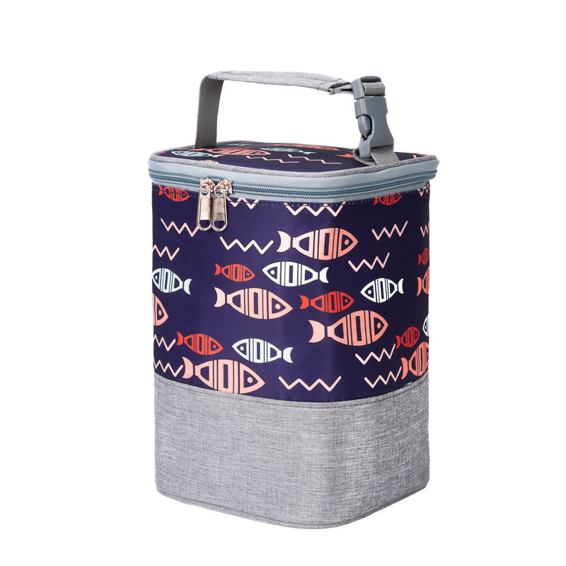 Wholesale Oxford Cloth Aluminum Foil Insulation and Cold Storage Portable Milk Bottle Bag