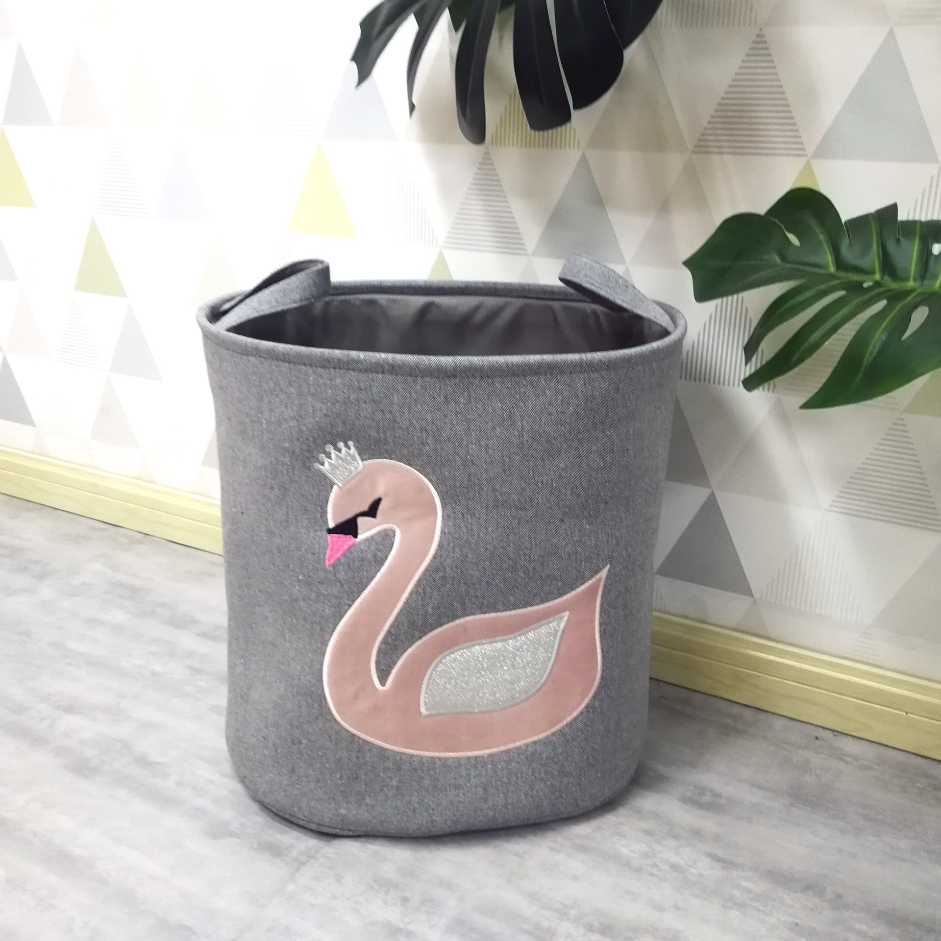 Wholesale Cotton and Linen Felt Thickened Storage Bucket