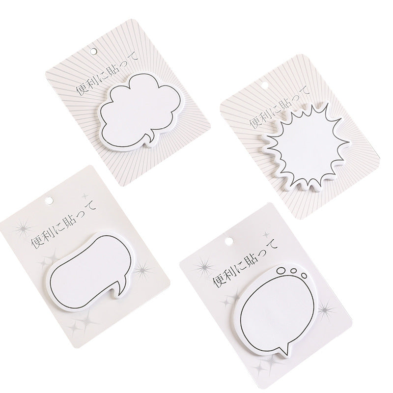 Serie de diálogo de papel al por mayor notas adhesivas