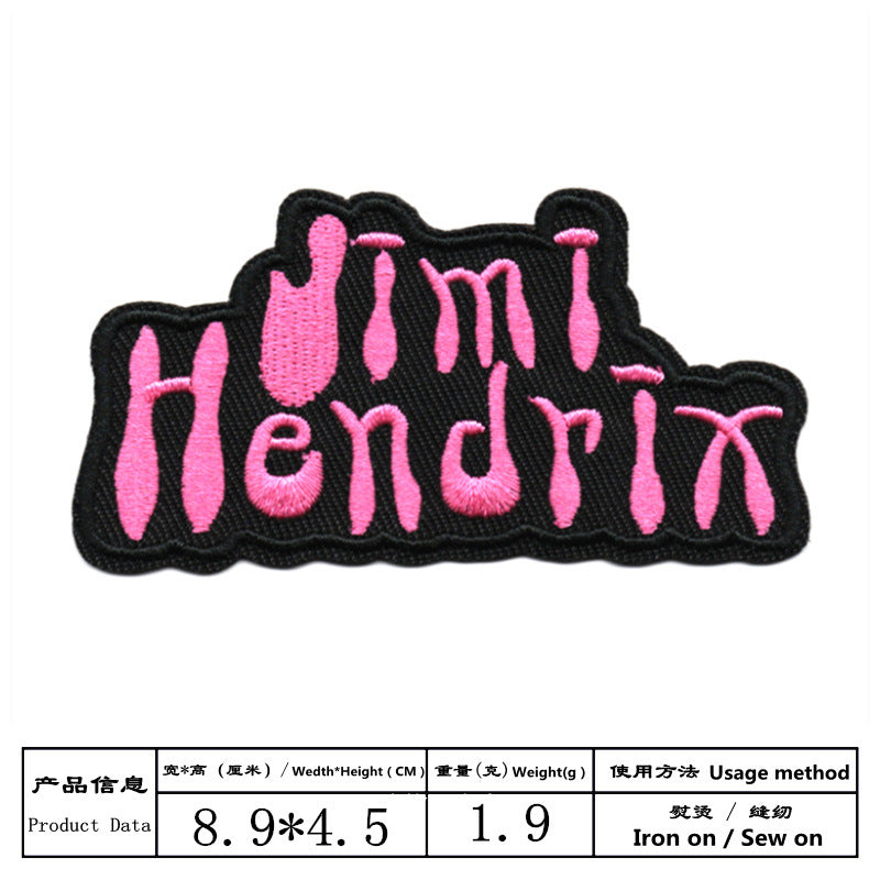 Wholesale New Words Cloth Patch Embroidered Cloth Patch