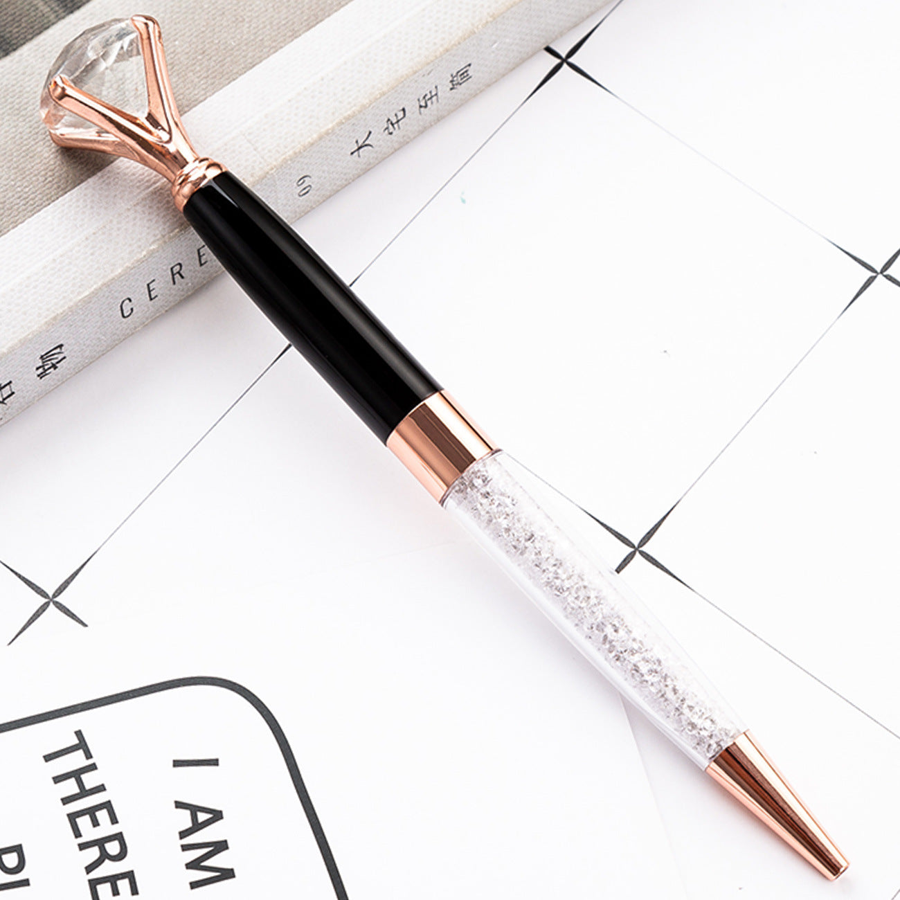 Whoelsale Pens Metal Large Diamond Pen Fashion Crystal Pen