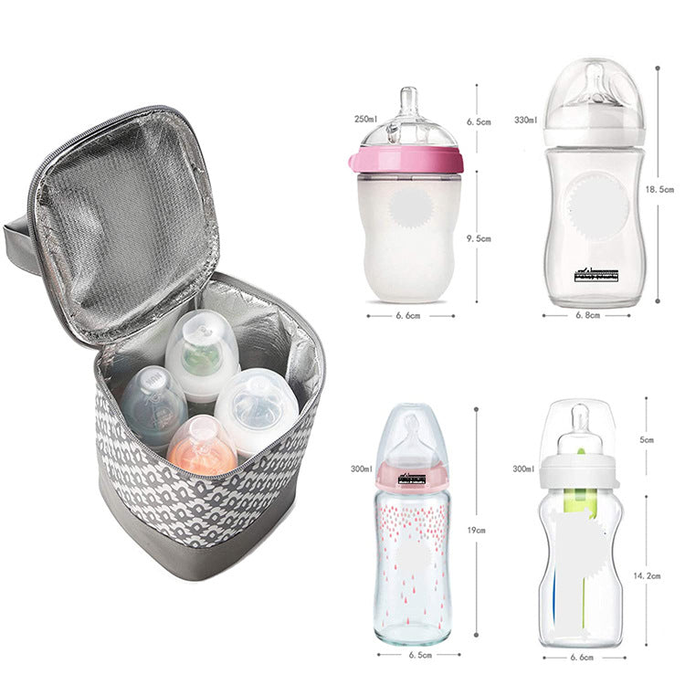 Wholesale Oxford Cloth Aluminum Foil Insulation and Cold Storage Portable Milk Bottle Bag