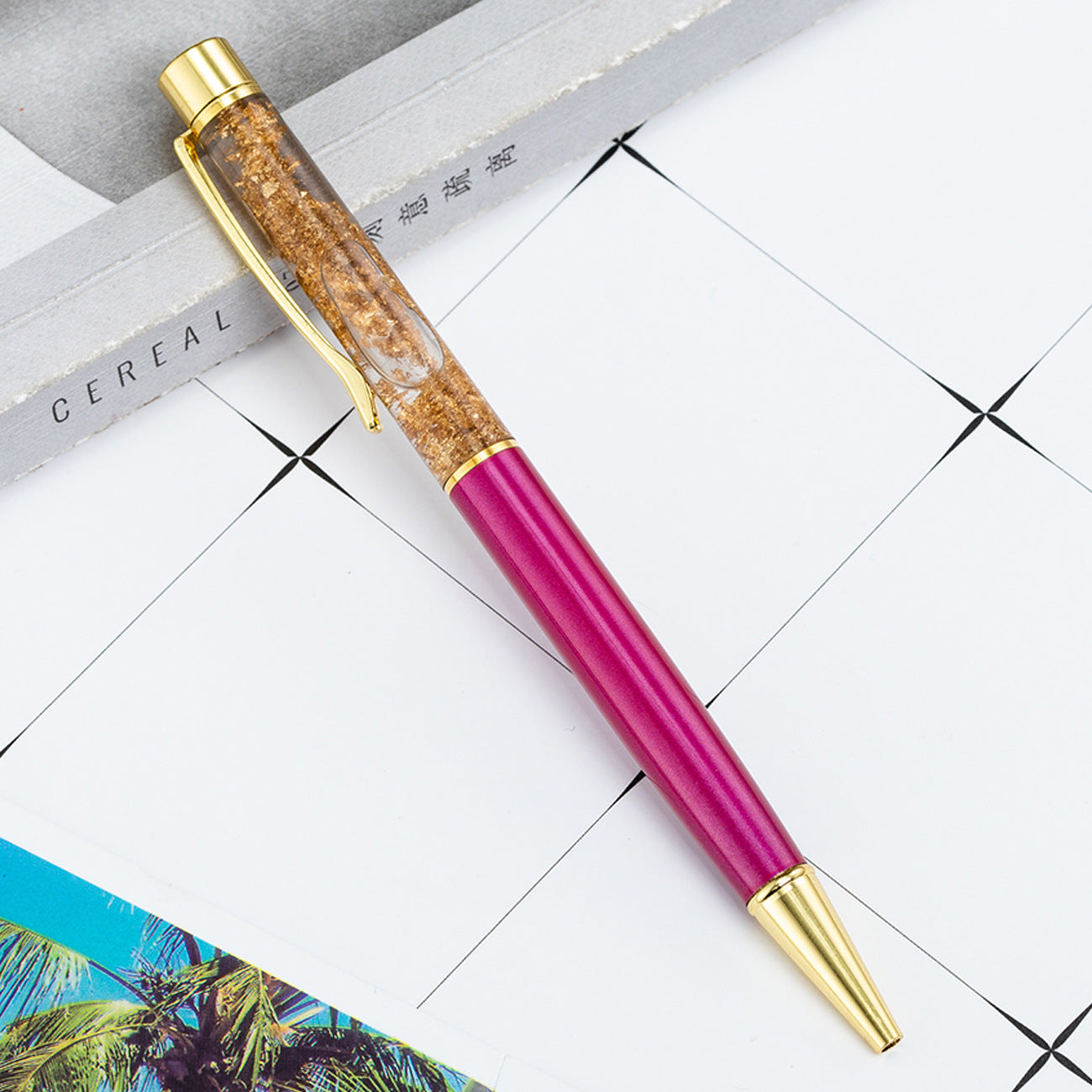 Wholesale Gold Foil Pen Oil Pen Business Fashion Metal Pen
