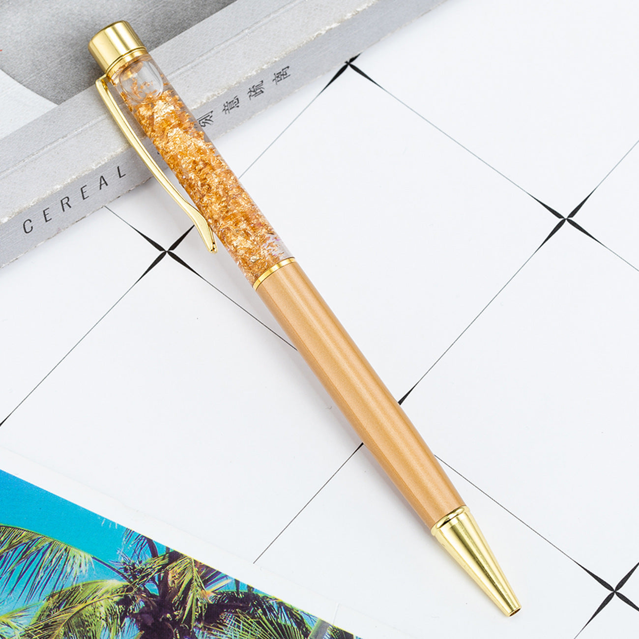 Wholesale Gold Foil Pen Oil Pen Business Fashion Metal Pen