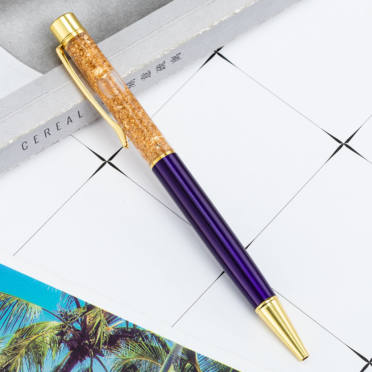 Wholesale Gold Foil Pen Oil Pen Business Fashion Metal Pen