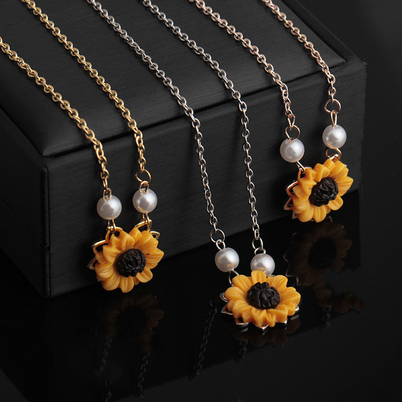 Wholesale Sunflower Necklaces