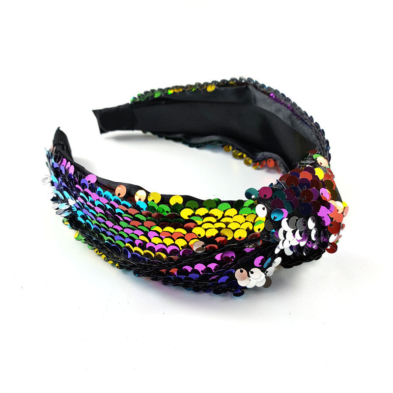 Wholesale Sequin Knotted Headband