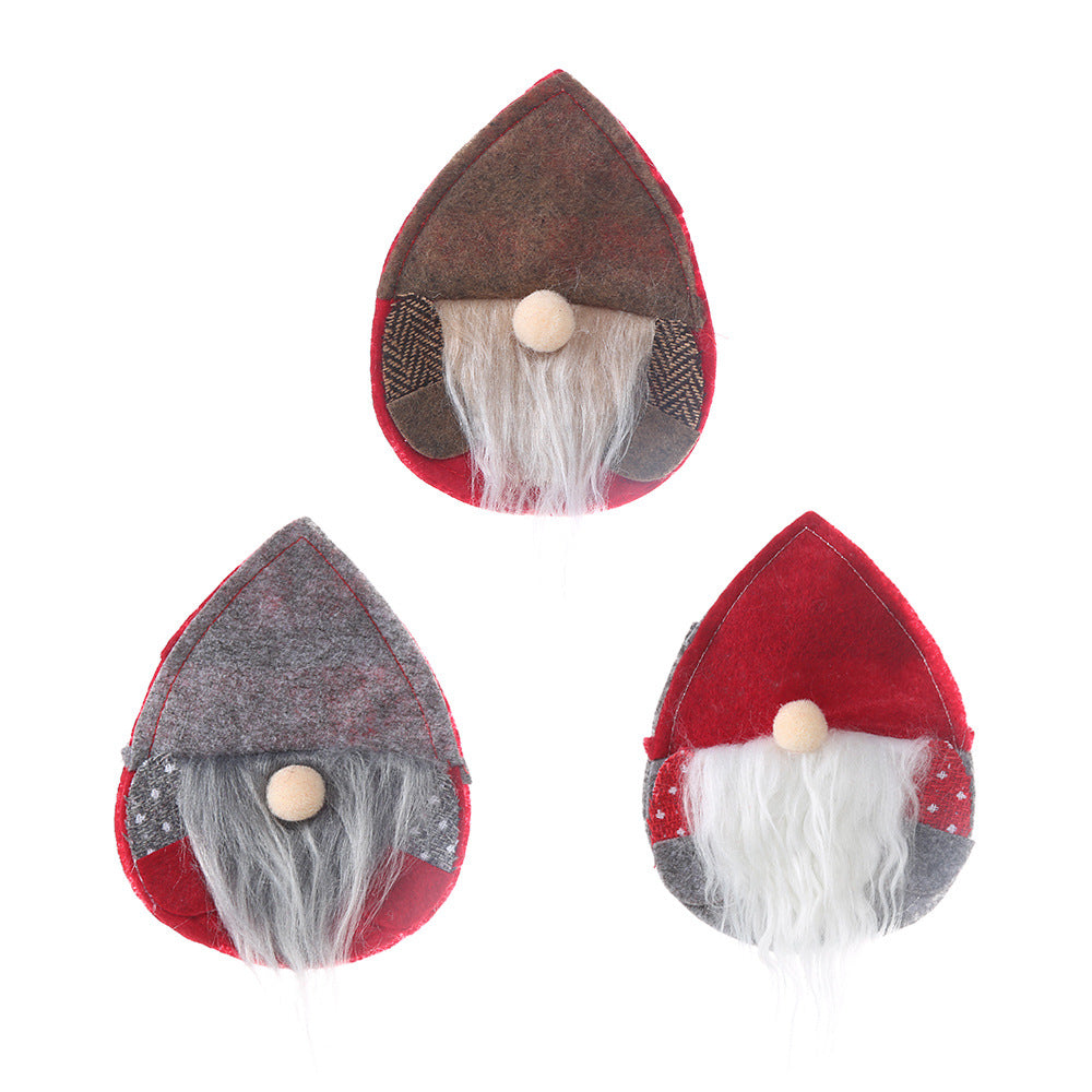 Wholesale Christmas New Santa Claus Fabric Knife and Fork Sets