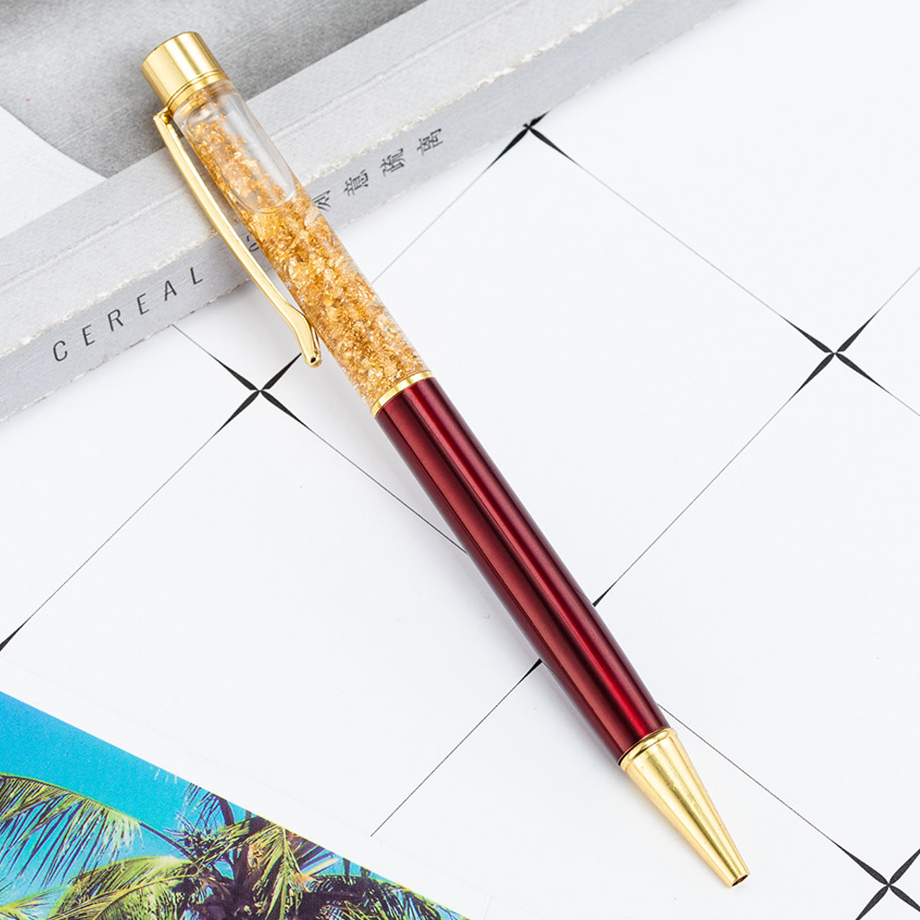 Wholesale Gold Foil Pen Oil Pen Business Fashion Metal Pen