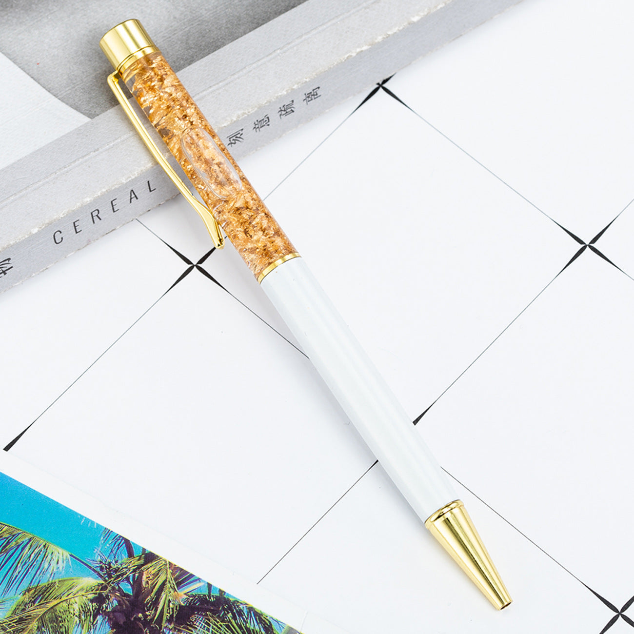 Wholesale Gold Foil Pen Oil Pen Business Fashion Metal Pen