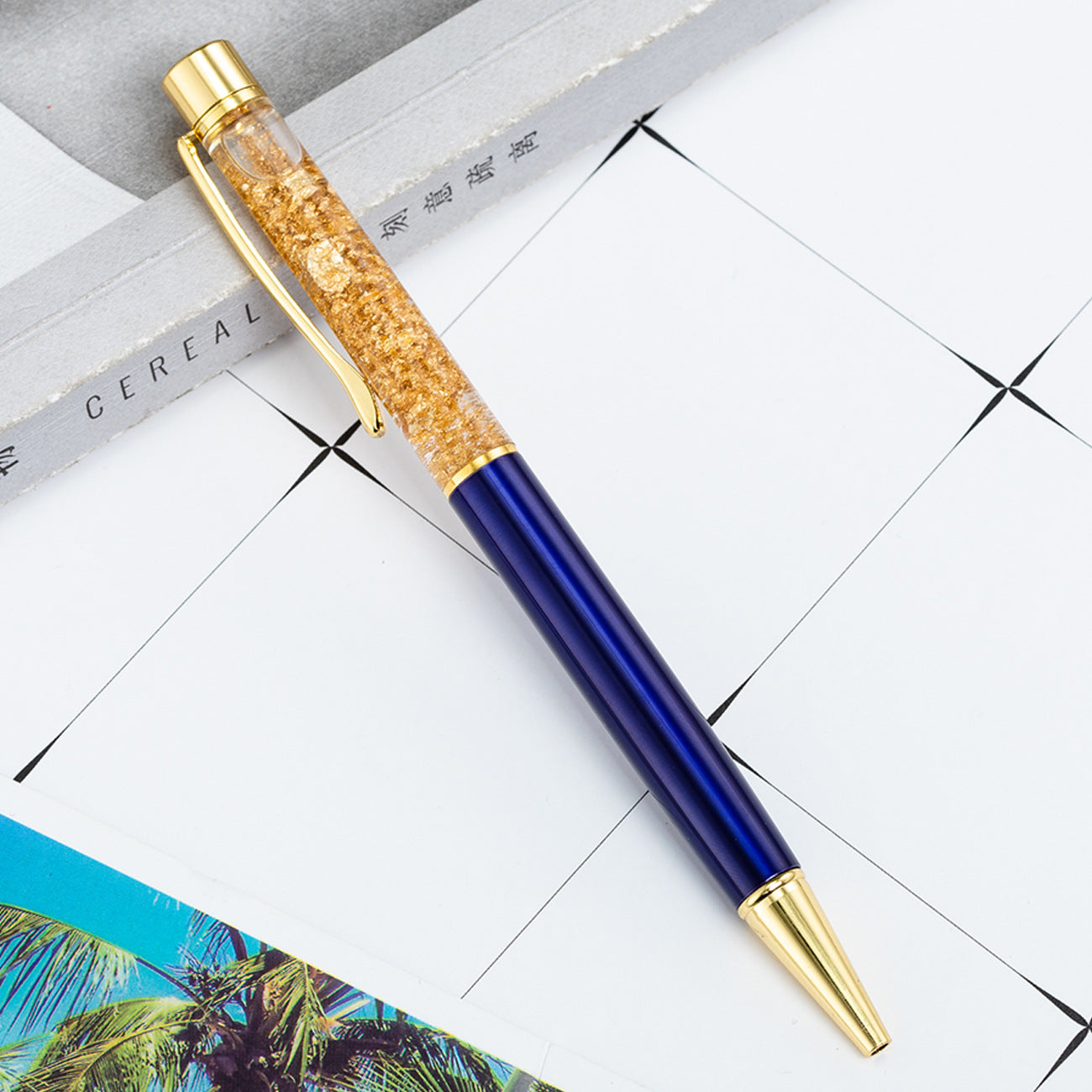 Wholesale Gold Foil Pen Oil Pen Business Fashion Metal Pen