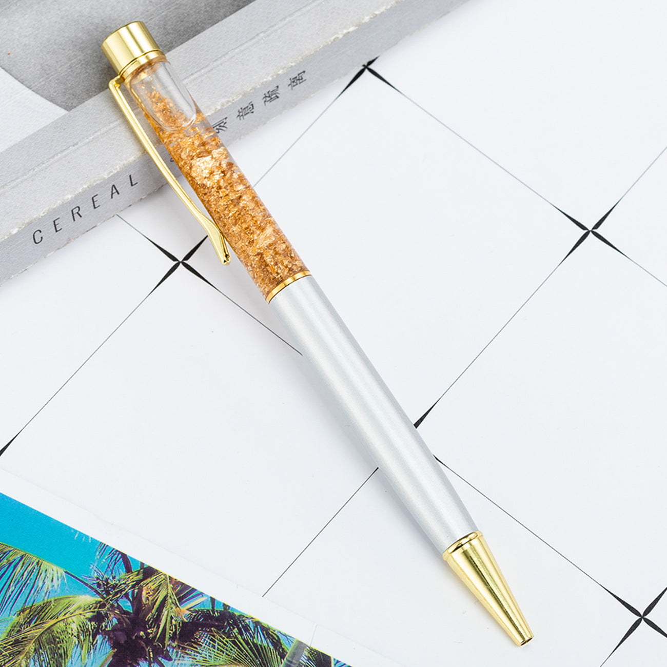 Wholesale Gold Foil Pen Oil Pen Business Fashion Metal Pen