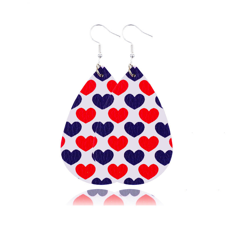 Wholesale earrings American Independence Day earrings