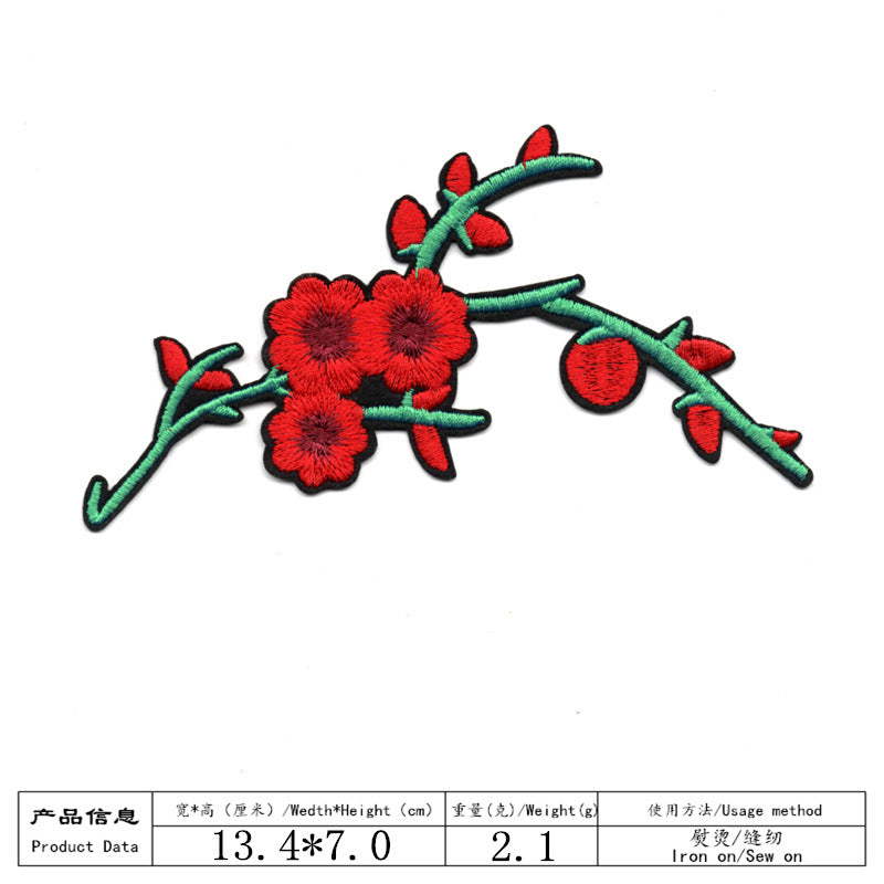 Wholesale Cartoon Embroidered Fabric Patches Iron On Appliques For Towels Clothing And Chic DIY Home Decor Fashion Accessory