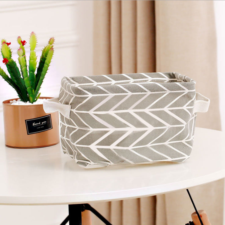 Wholesale Cotton and Linen Foldable Waterproof Portable Storage Box