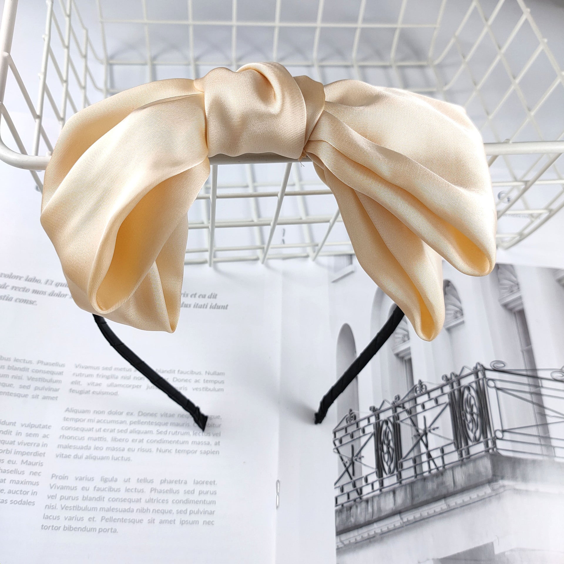 Wholesale Large Bow Fabric Headband