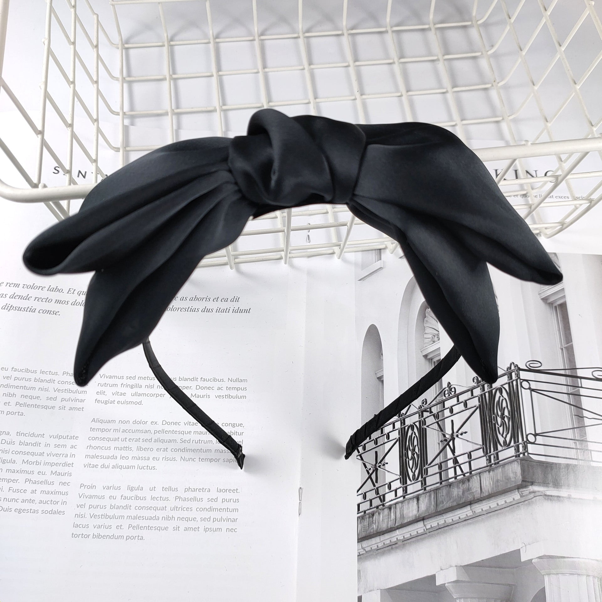 Wholesale Large Bow Fabric Headband