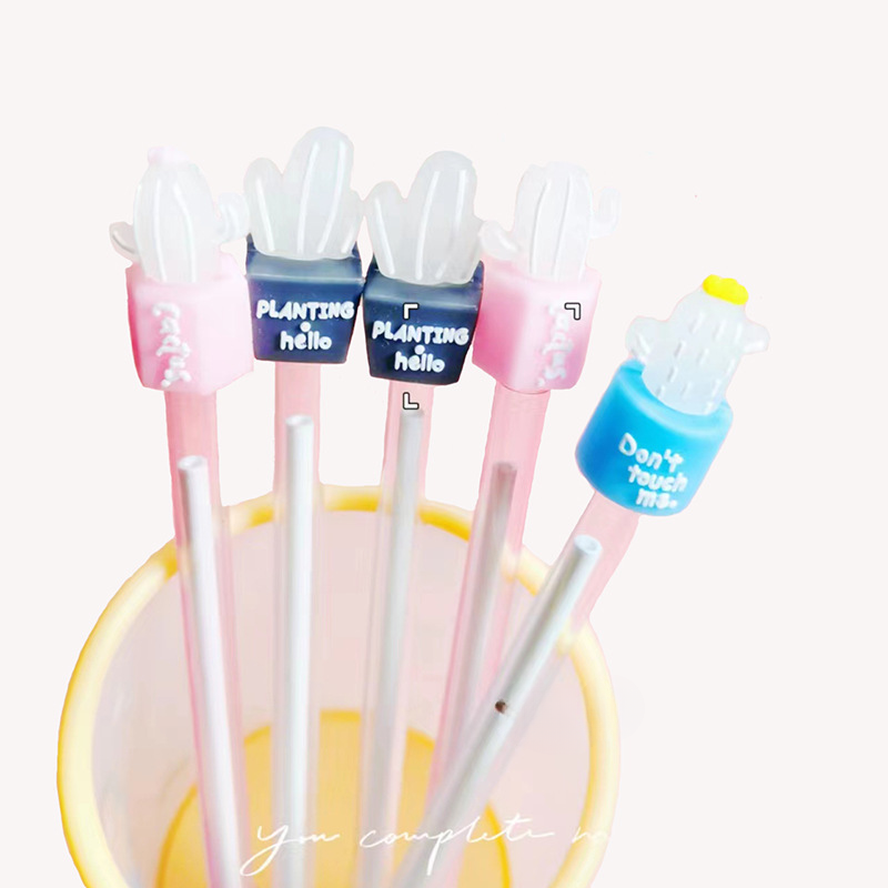 Wholesale Plastic Cactus Gel Pen