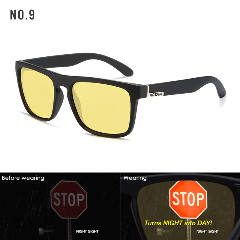 Wholesale Polarized Square Sports PC Sunglasses