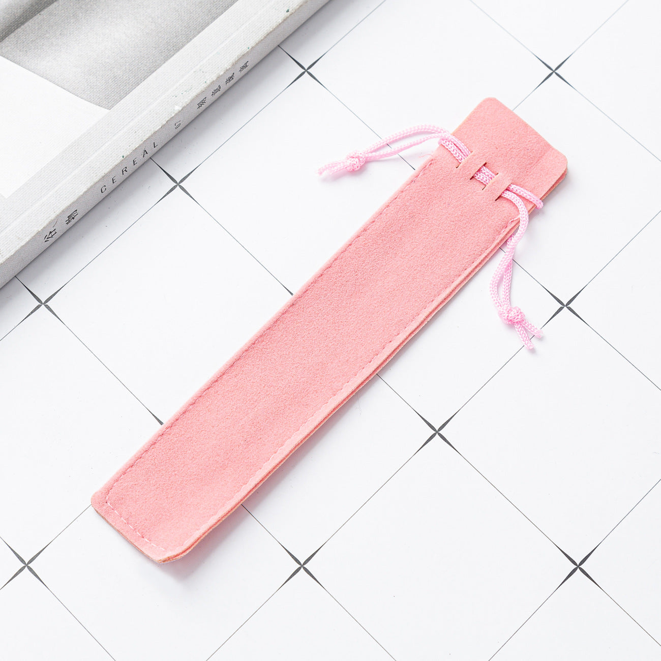 Wholesale Crystal Multi-color Double-sided Thickened Flannel Corset Pencil Case