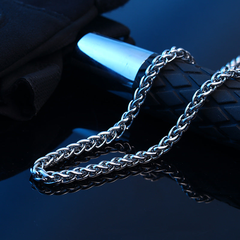 Wholesale Titanium Steel Non-fading Men's Necklace