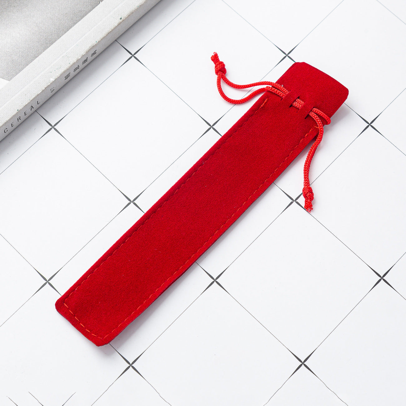 Wholesale Crystal Multi-color Double-sided Thickened Flannel Corset Pencil Case