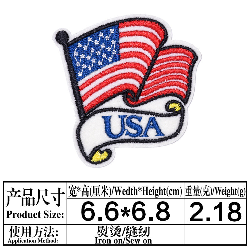 Wholesale Fashion Embroidery Cloth Patches Set Of 9 Badge For Clothing DIY Accessory Gift