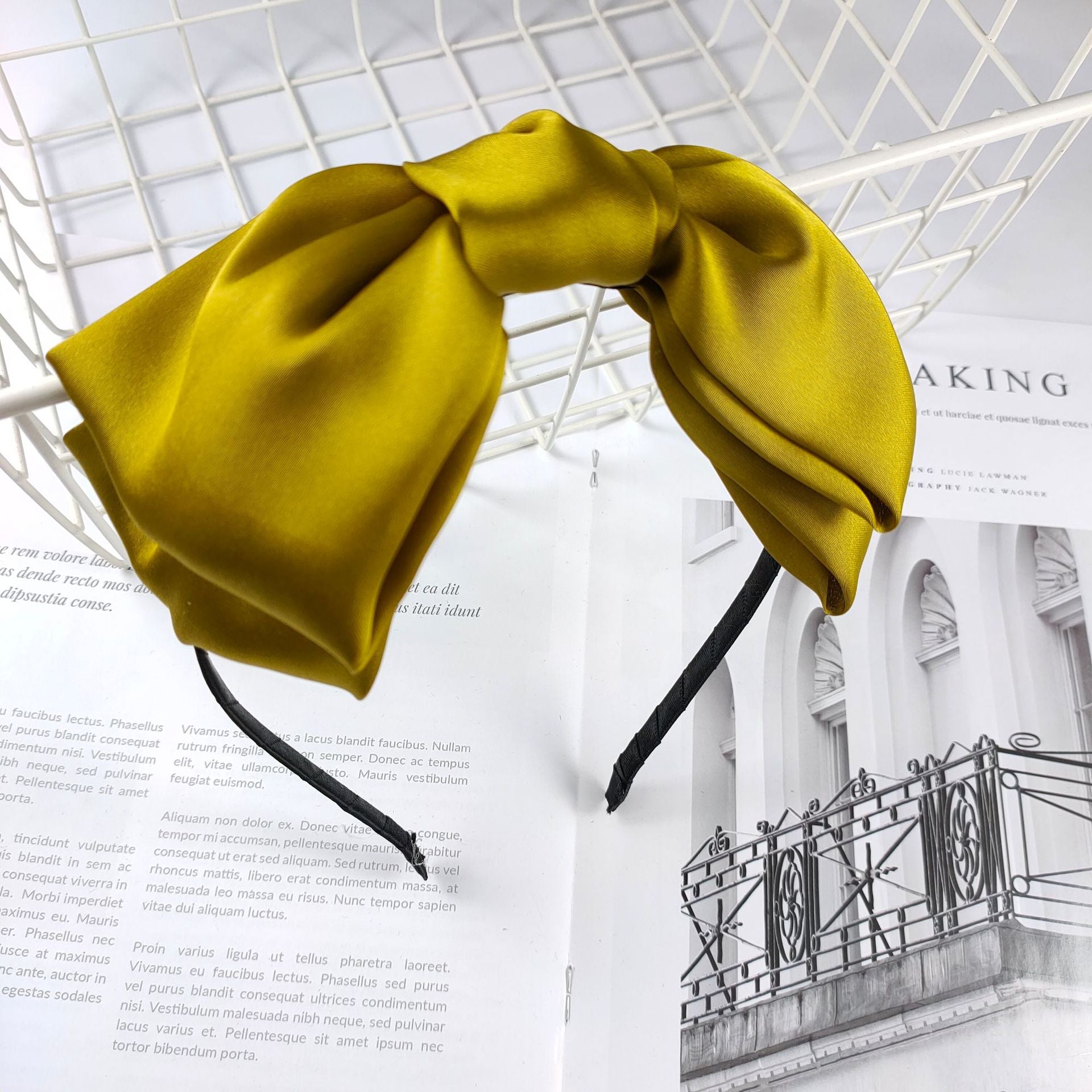 Wholesale Large Bow Fabric Headband