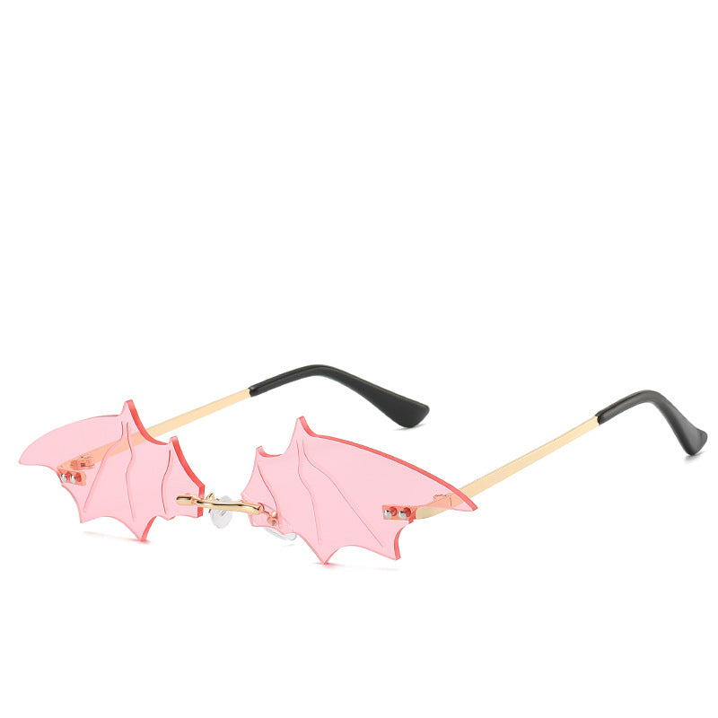 Wholesale Bat Shape Fashion Sunglasses