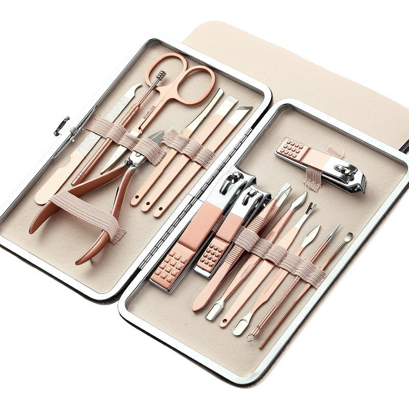 Wholesale Nail Clipper Set 18 Pieces Stainless Steel Accessories