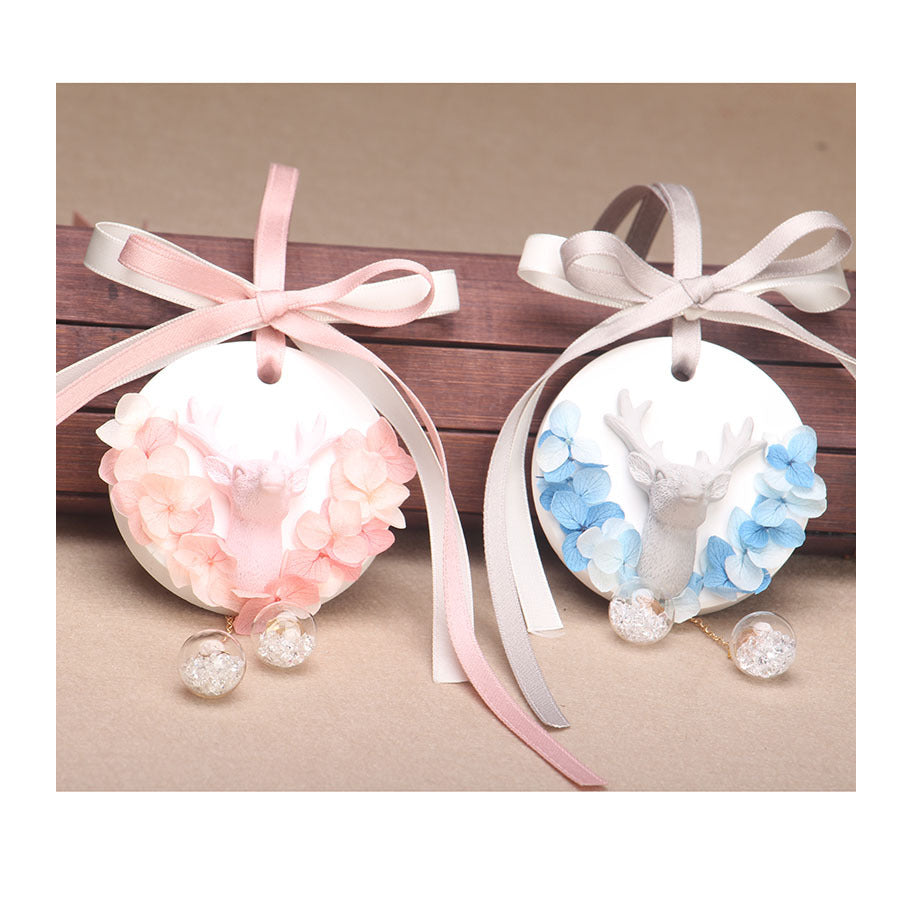 Wholesale of Deer Car Mounted Fragrance Expanding Stones Pendants