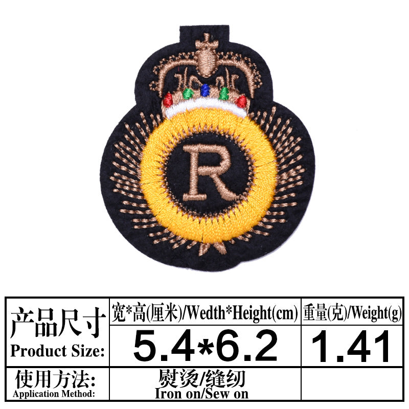 Wholesale Fashion Embroidery Cloth Patches Set Of 9 Badge For Clothing DIY Accessory Gift