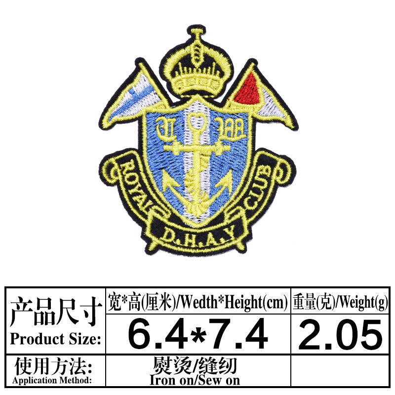 Wholesale Fashion Embroidery Cloth Patches Set Of 9 Badge For Clothing DIY Accessory Gift