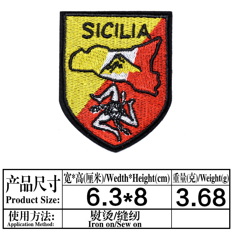 Wholesale Cartoon Embroidery Patches Princess Design Cloth Patch DIY Sewing Accessory For Clothing