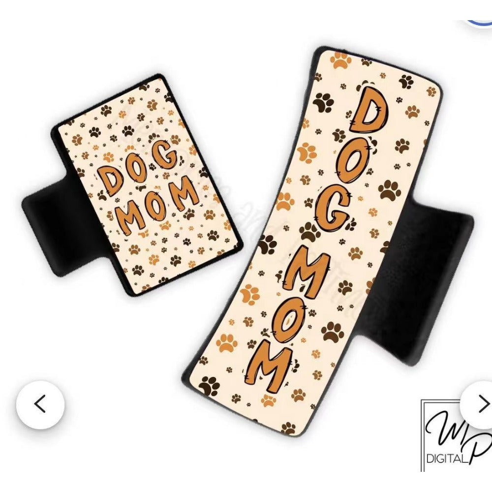 Wholesale Western Style Retro Leopard Print Cross Cow Print Plastic Hair Clip Shark Clip