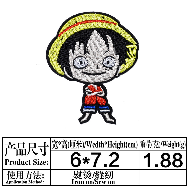 Wholesale Cartoon Embroidery Patches Princess Design Cloth Patch DIY Sewing Accessory For Clothing
