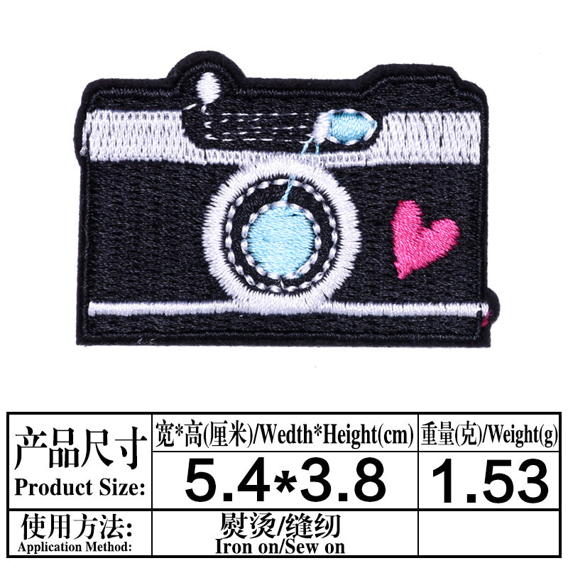 Wholesale Chic Cartoon Embroidered Cloth Patches Cute Fashion Accessory For Coats 13 Styles DIY Craft Supply